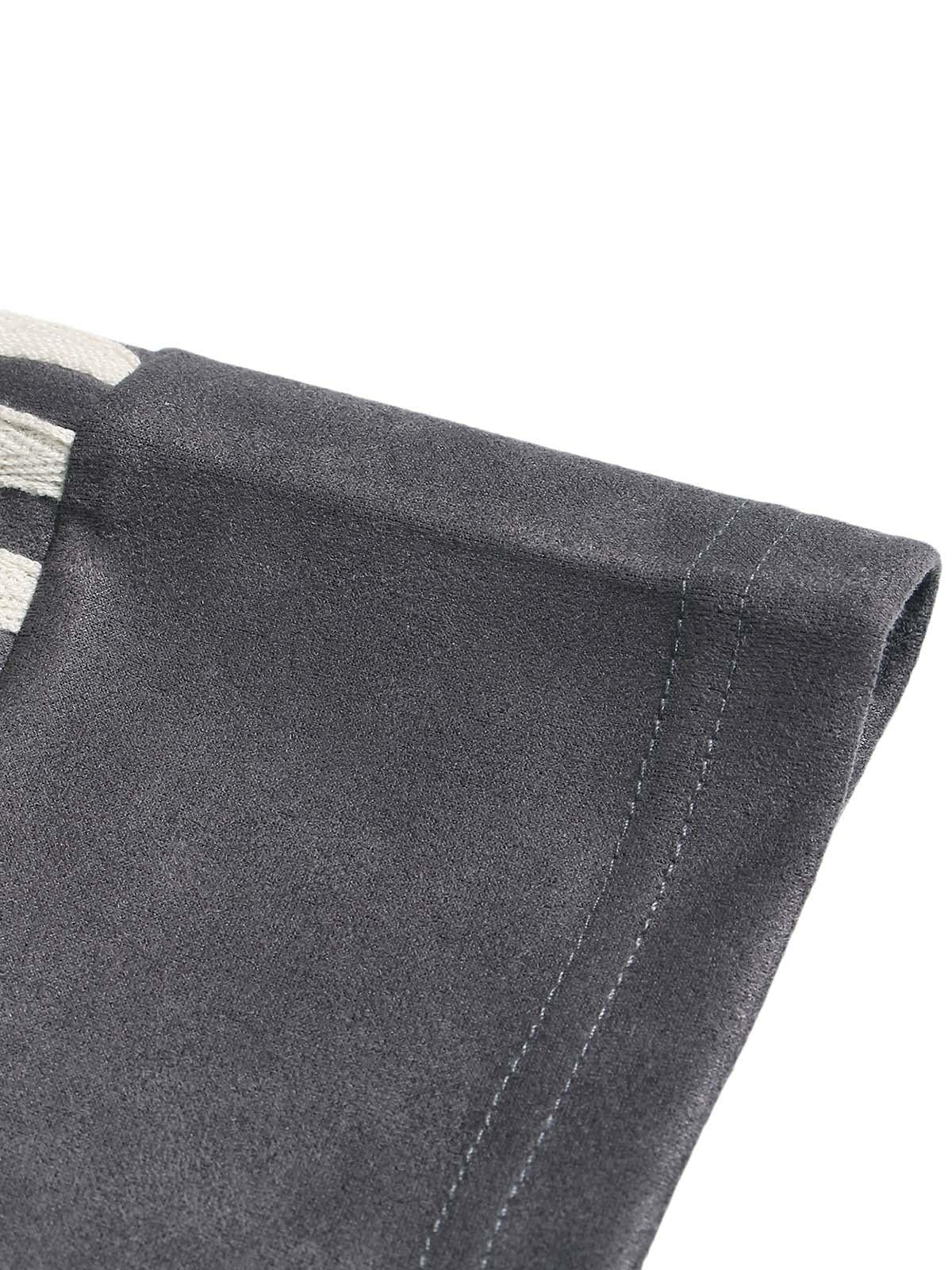 Concert Outfit Suede Contrast Color Spliced Letter Embroidery Oversize T-Shirt Concert Outfit Suede Contrast Color Spliced Letter Embroidery Oversize T-Shirt