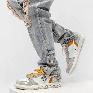 Concert Outfit Sunflower Couple Sports Skate Shoe