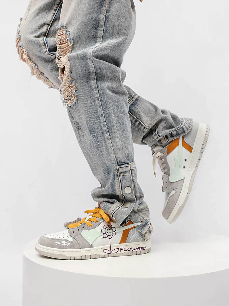 Concert Outfit Sunflower Couple Sports Skate Shoe Concert Outfit Sunflower Couple Sports Skate Shoe