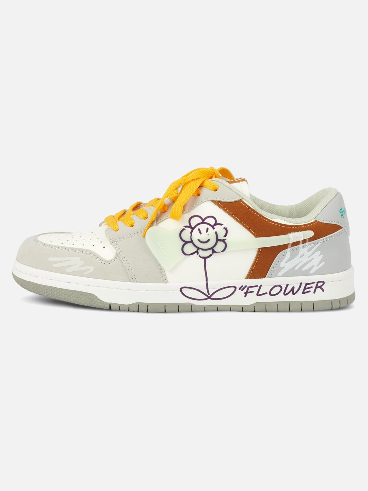 Concert Outfit Sunflower Hip-Hop Skate Shoes Concert Outfit Sunflower Hip-Hop Skate Shoes