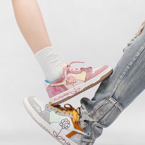 Concert Outfit Sunflower Hip-Hop Skate Shoes