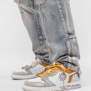 Concert Outfit Sunflower Hip-Hop Skate Shoes