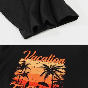 Concert Outfit Sunset Print Tee