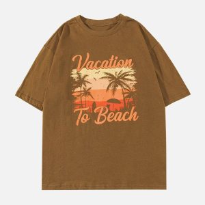 Concert Outfit Sunset Print Tee