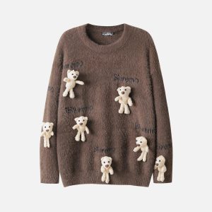 Concert Outfit Teddy Bear Doll Sweater