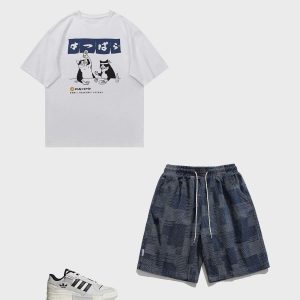 Concert Outfit The Cat After Work Print Tee