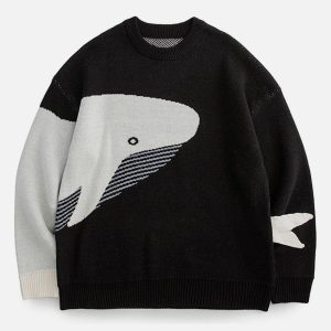 Concert Outfit The Loneliest Whale Knit Sweater