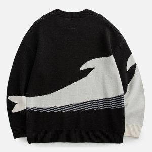 Concert Outfit The Loneliest Whale Knit Sweater