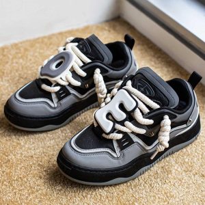 Concert Outfit The Niche Thick Bottom Hundred With Board Shoes