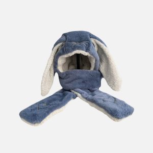 Concert Outfit Three In One Big Ear Warmth Gloves Scarf Hat