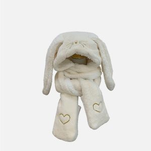 Concert Outfit Three In One Big Ear Warmth Gloves Scarf Hat