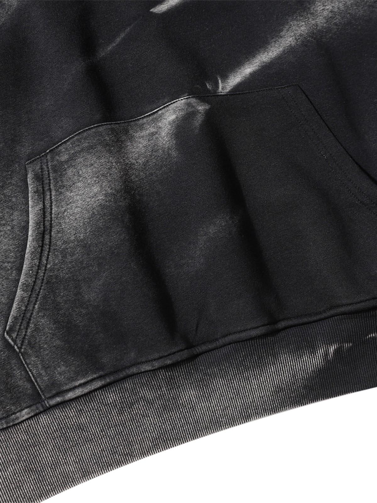 Concert Outfit Tie-Dye Contrasting Print Pullover Hoodie Concert Outfit Tie-Dye Contrasting Print Pullover Hoodie