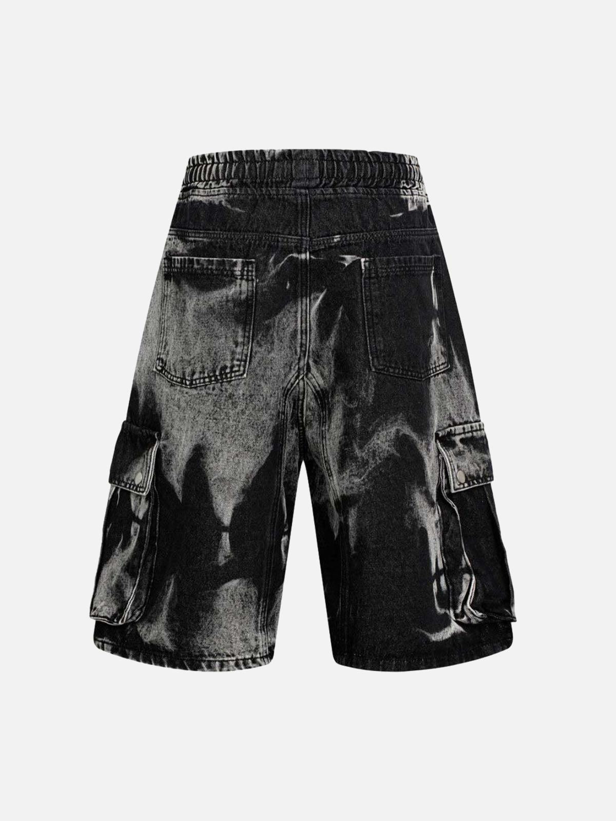 Concert Outfit Tie-Dye Drawstring Cargo Jorts Concert Outfit Tie-Dye Drawstring Cargo Jorts