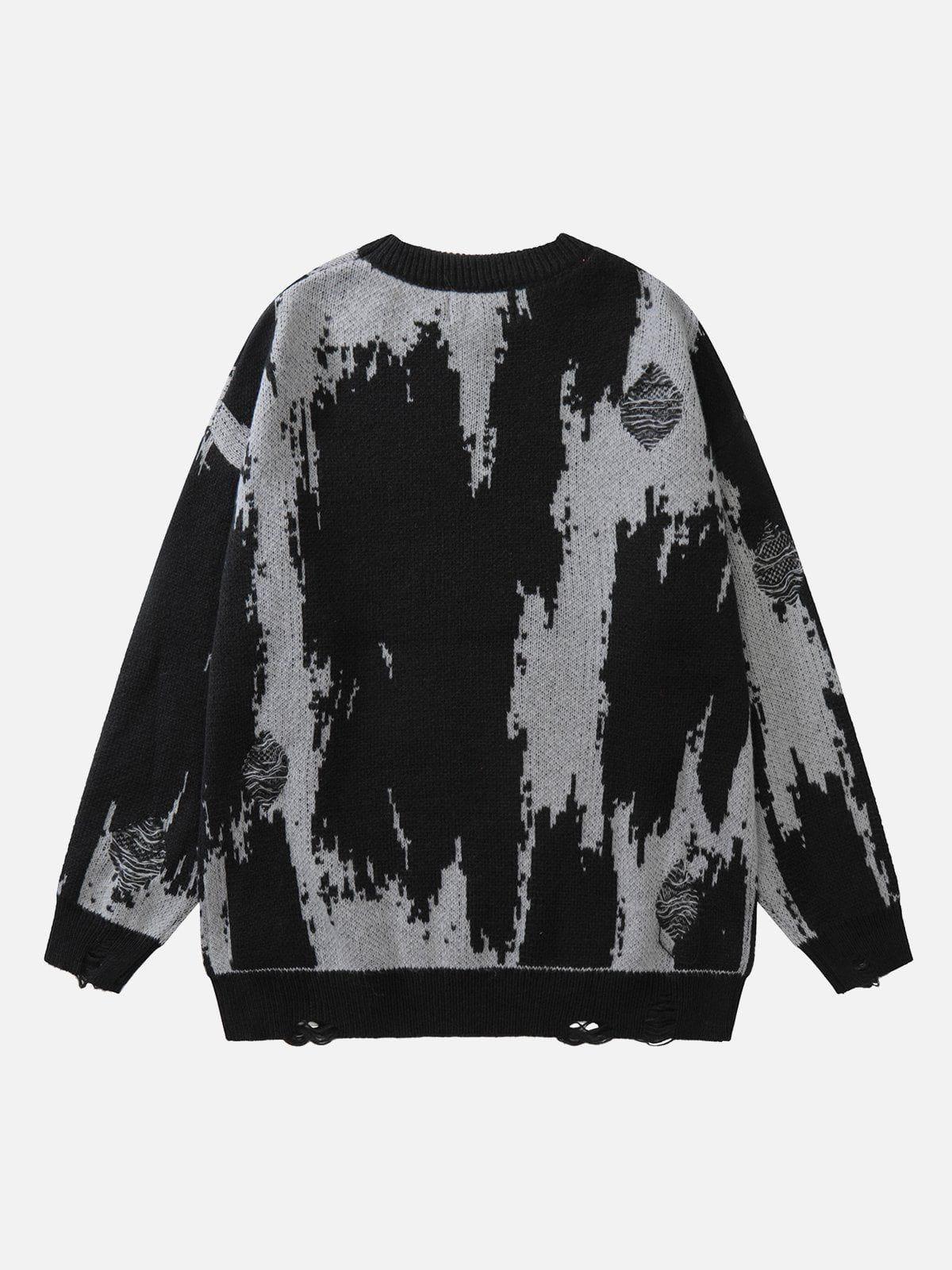 Concert Outfit Tie Dye Letter Print Sweater Concert Outfit Tie Dye Letter Print Sweater