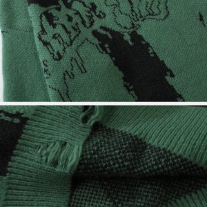 Concert Outfit Tie Dye Letter Print Sweater