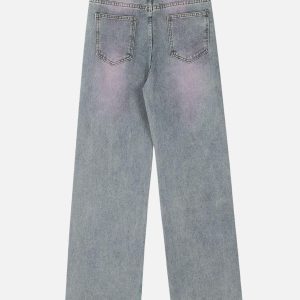 Concert Outfit Tie Dye Washed Jeans