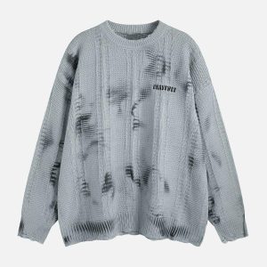 Concert Outfit Tie-Dye Wasteland Style Sweater