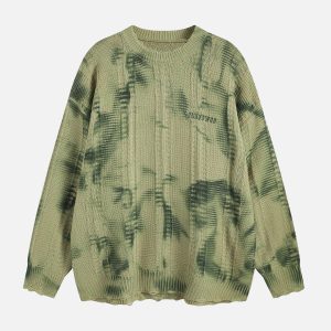 Concert Outfit Tie-Dye Wasteland Style Sweater