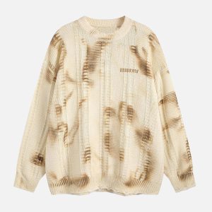 Concert Outfit Tie-Dye Wasteland Style Sweater