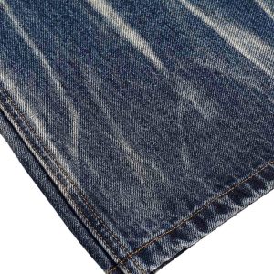 Concert Outfit Tie Dyed Wrinkled Effect Straight Jeans