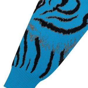 Concert Outfit Tiger Crew Neck Knitted Sweater