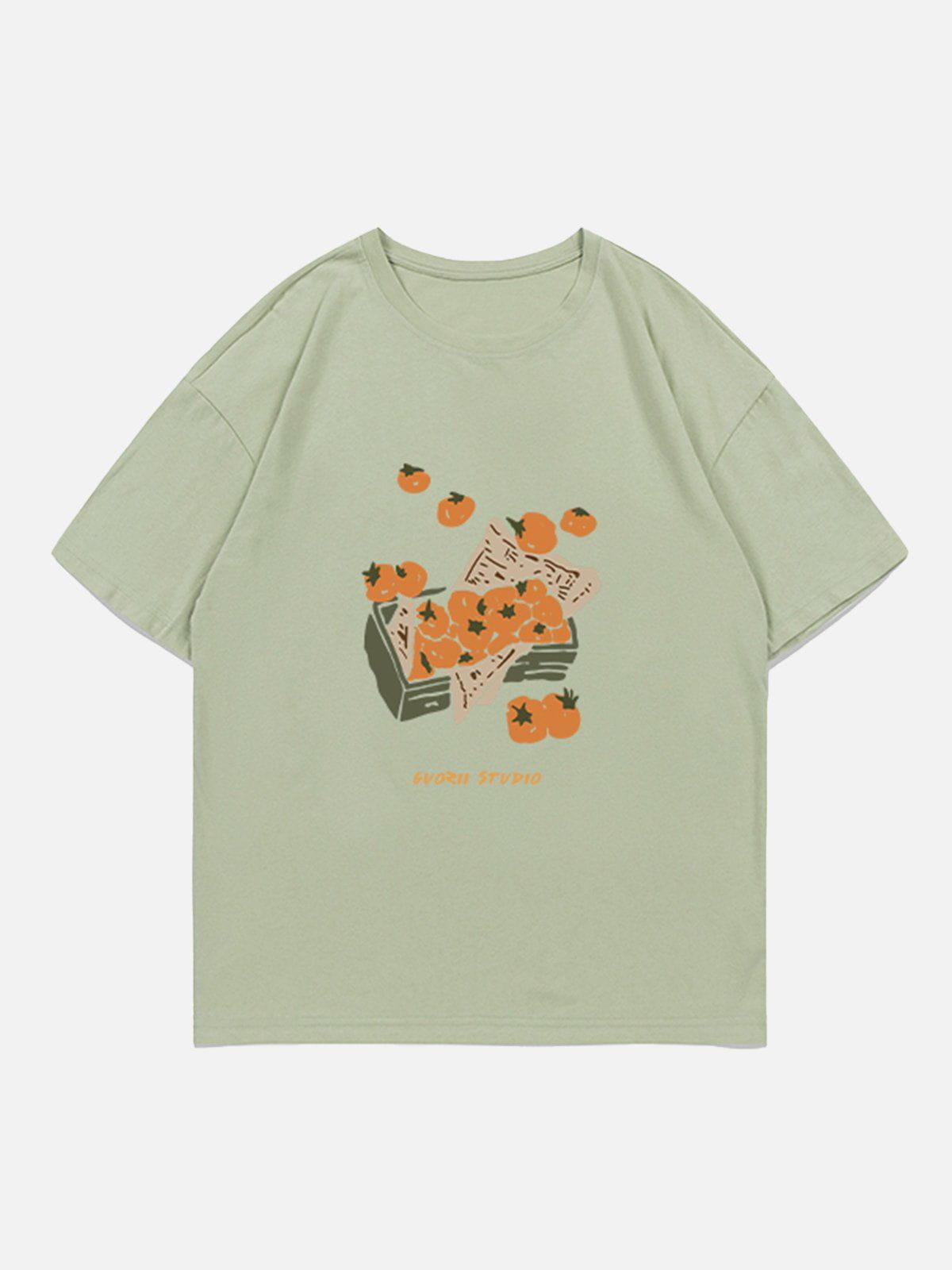 Concert Outfit Tomatoes Print Tee Concert Outfit Tomatoes Print Tee