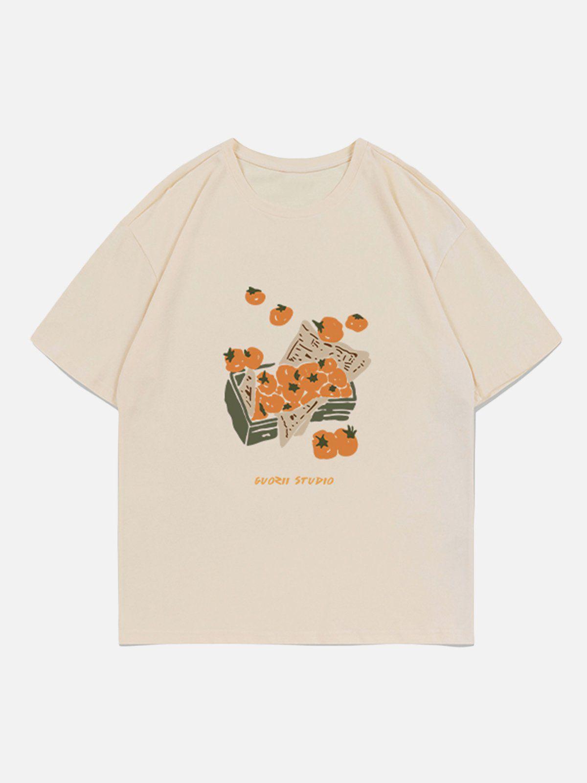 Concert Outfit Tomatoes Print Tee Concert Outfit Tomatoes Print Tee