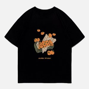 Concert Outfit Tomatoes Print Tee