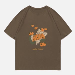 Concert Outfit Tomatoes Print Tee