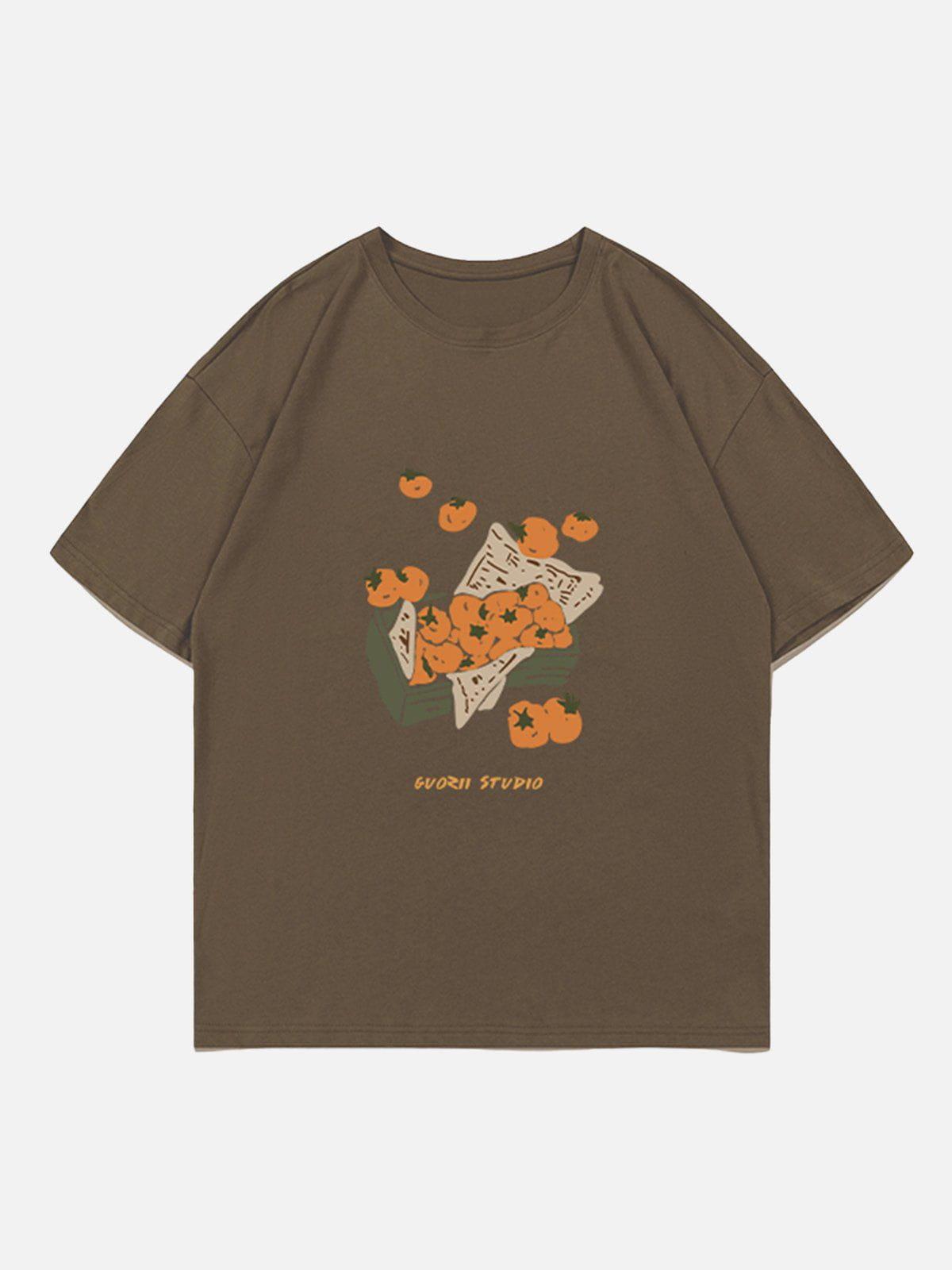Concert Outfit Tomatoes Print Tee Concert Outfit Tomatoes Print Tee