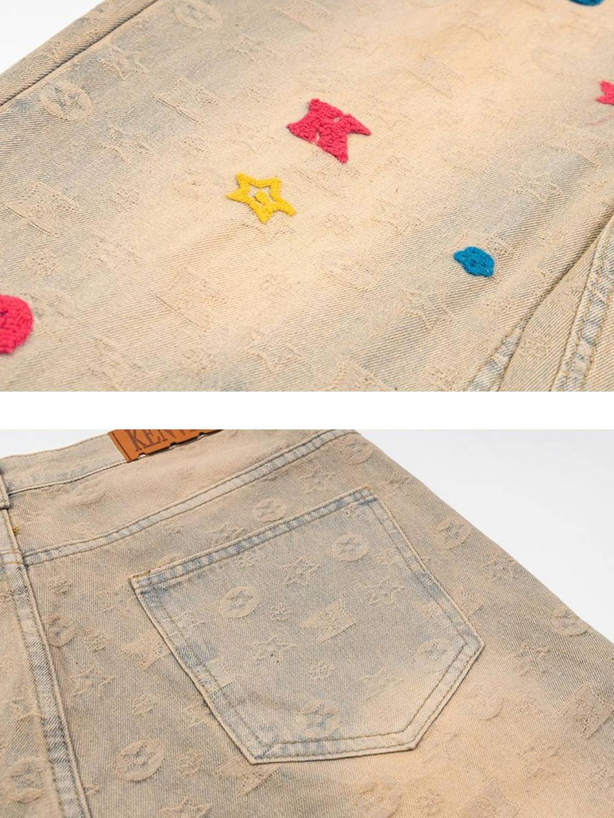 Concert Outfit Towel Embroidery Jeans Concert Outfit Towel Embroidery Jeans