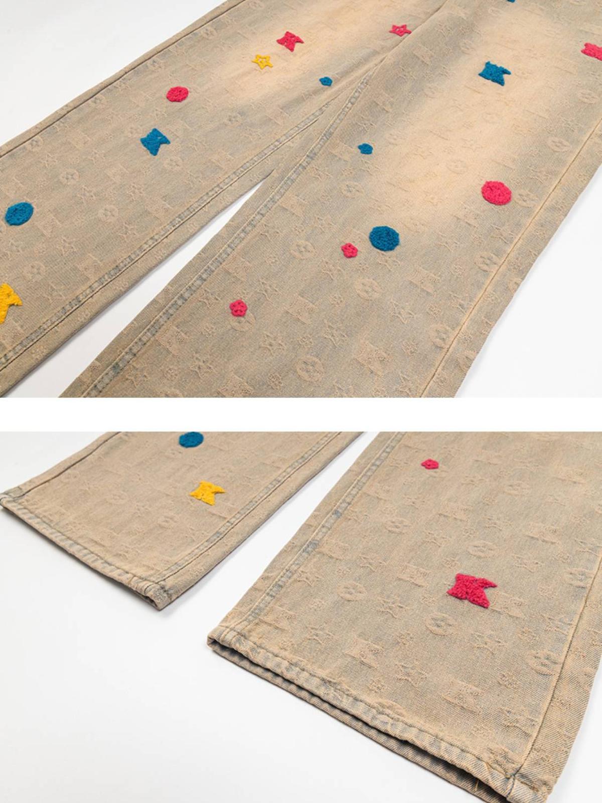 Concert Outfit Towel Embroidery Jeans Concert Outfit Towel Embroidery Jeans