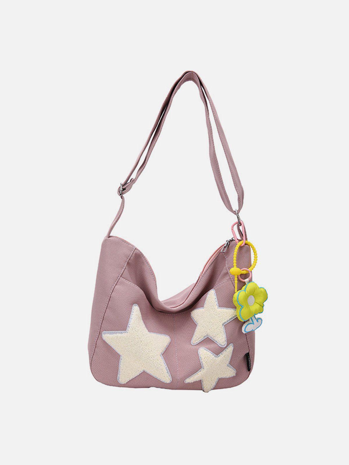 Concert Outfit Towel Embroidery Star Shoulder Bag Concert Outfit Towel Embroidery Star Shoulder Bag