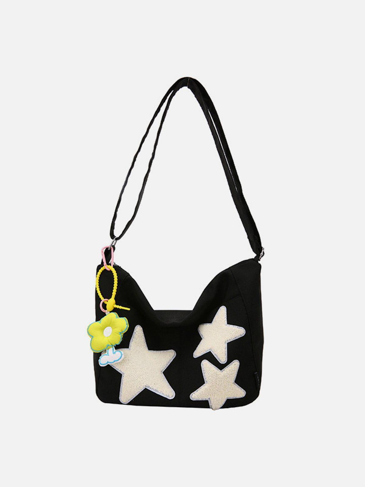 Concert Outfit Towel Embroidery Star Shoulder Bag Concert Outfit Towel Embroidery Star Shoulder Bag