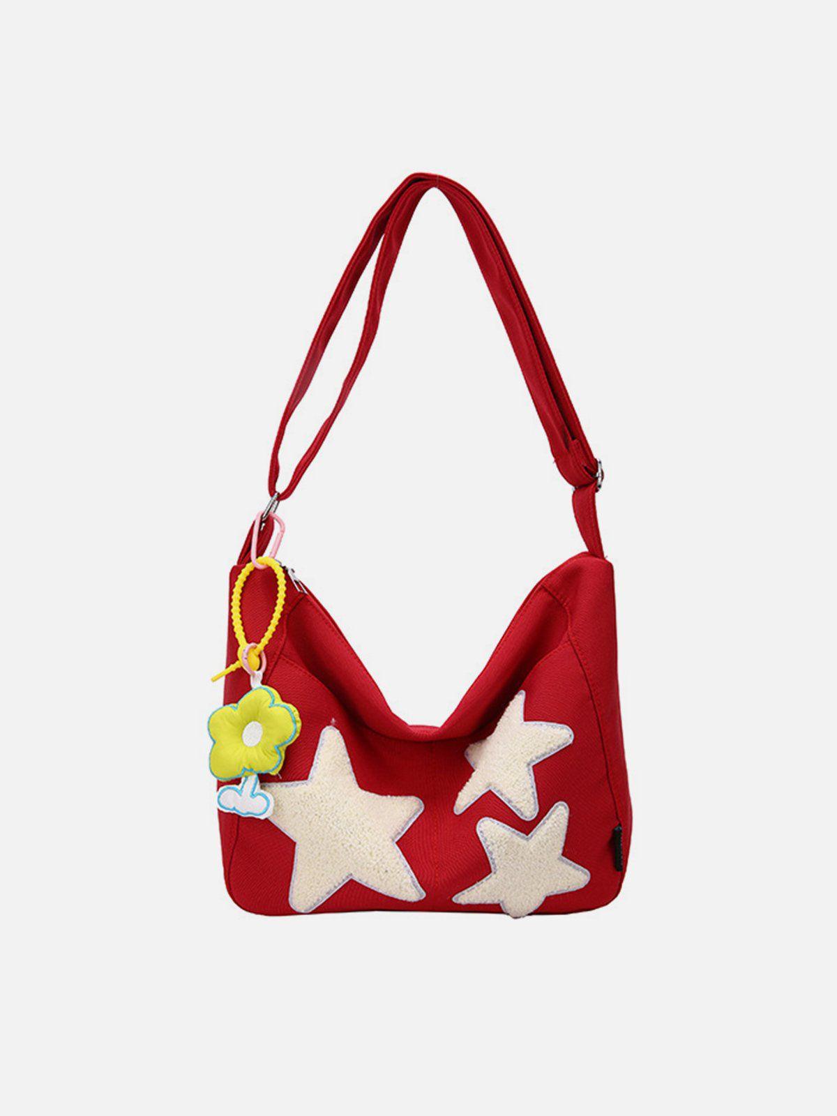 Concert Outfit Towel Embroidery Star Shoulder Bag Concert Outfit Towel Embroidery Star Shoulder Bag