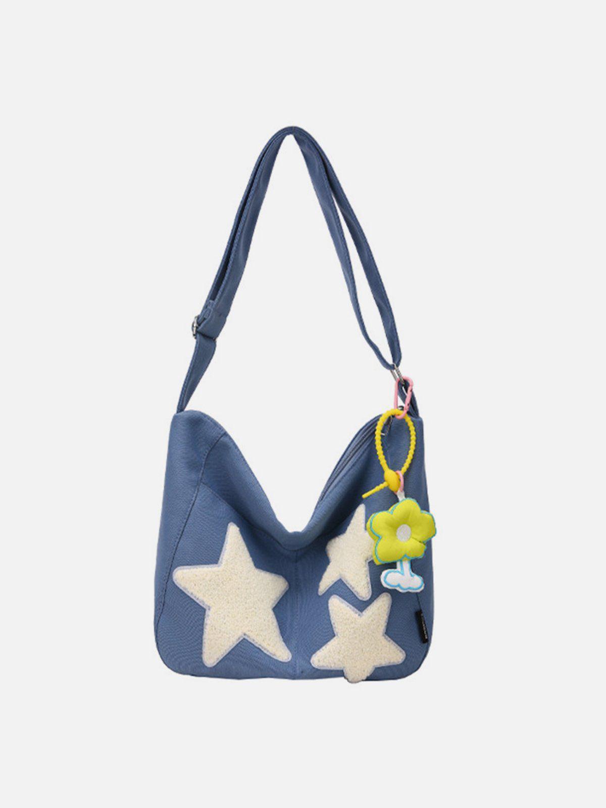 Concert Outfit Towel Embroidery Star Shoulder Bag Concert Outfit Towel Embroidery Star Shoulder Bag