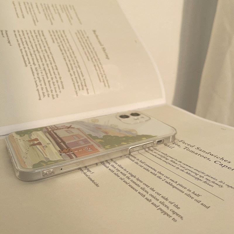 Concert Outfit Train Painting Mobile Phone Case For iPhone Concert Outfit Train Painting Mobile Phone Case For iPhone