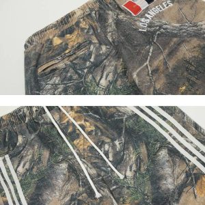 Concert Outfit Tree Branches Digital Print Drapey Pants