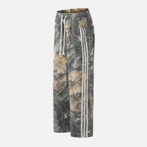 Concert Outfit Tree Branches Digital Print Drapey Pants