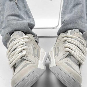 Concert Outfit Trendy And Versatile Thick-Soled Board Shoes