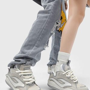 Concert Outfit Trendy And Versatile Thick-Soled Board Shoes