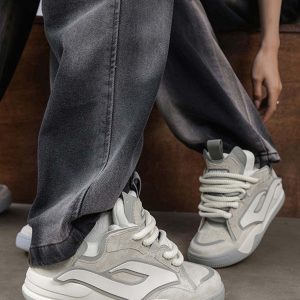 Concert Outfit Trendy And Versatile Thick-Soled Board Shoes