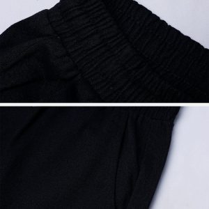 Concert Outfit Trendy Zipper Straight-Leg Pants