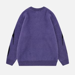 Concert Outfit Tribal Jacquard Knit Sweater