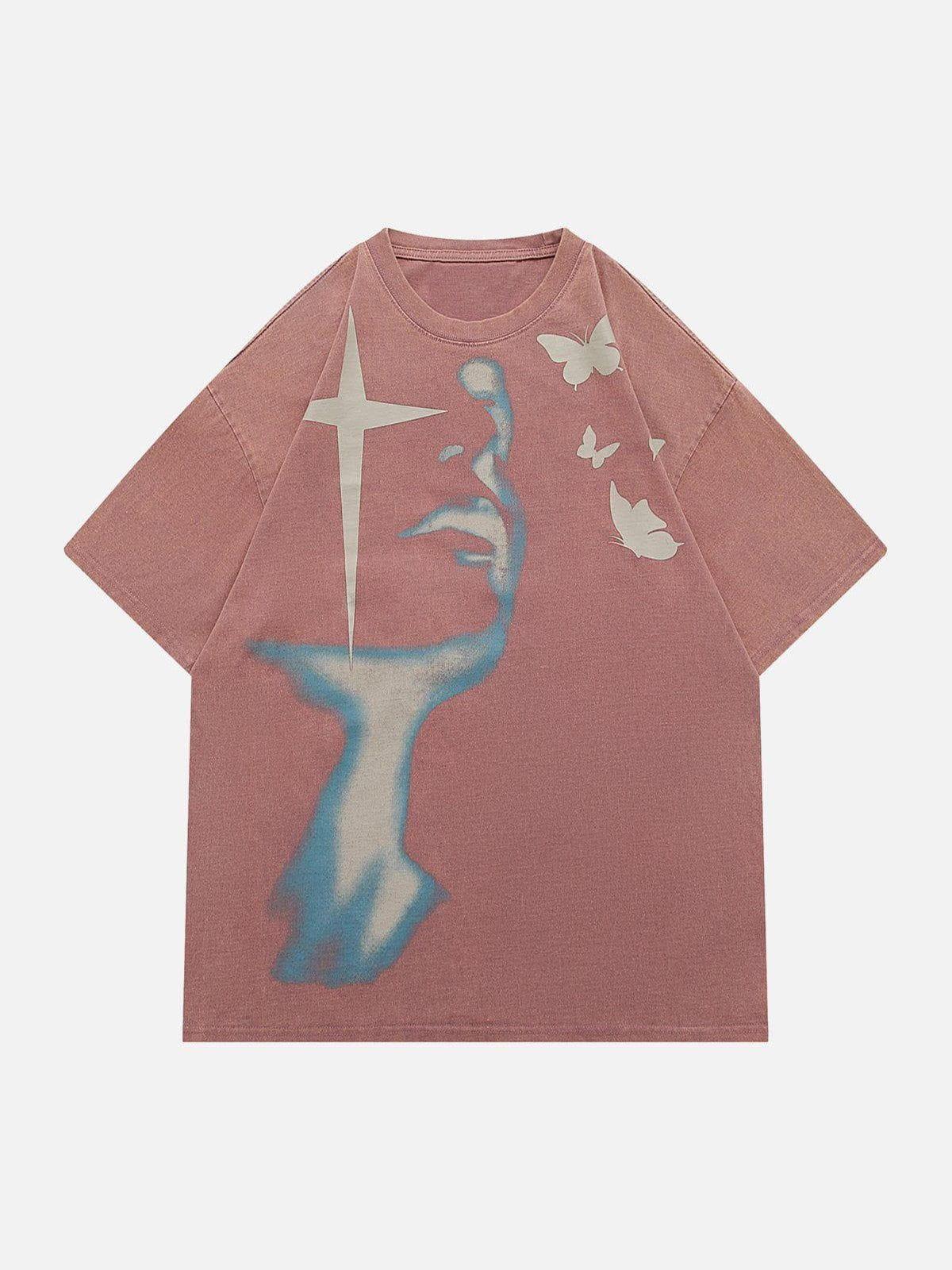 Concert Outfit Twinkling Star Pattern Tee Concert Outfit Twinkling Star Pattern Tee