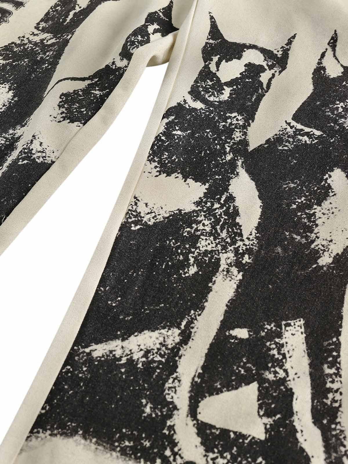 Concert Outfit Urban Doberman Wide-Leg Pants Concert Outfit Urban Doberman Wide-Leg Pants