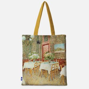 Concert Outfit Van Gogh Oil On Canvas Bag