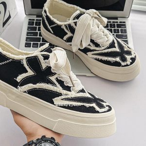 Concert Outfit Versatile And Breathable Canvas Shoes