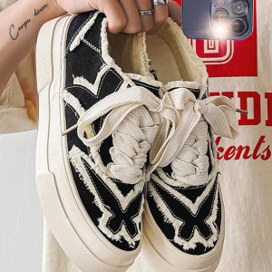 Concert Outfit Versatile And Breathable Canvas Shoes