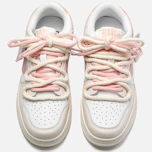 Concert Outfit Versatile Rose Stamp Print Board Casual Shoes